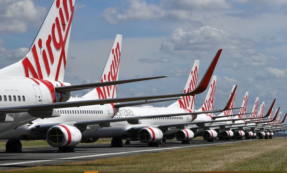 شركة الطيران الأسترالية “فيرجن” تعلن إفلاسها بسبب تداعيات فيروس كورونا