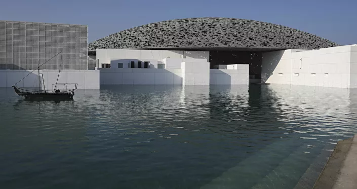 مبنى متحف الفنون لوفر أبو ظبي في أبو ظبي، الإمارات العربية المتحدة 6 نوفمبر/ تشرين الثاني 2017