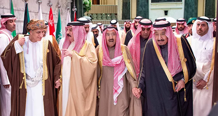 قادة مجلس التعاون الخليجي في القمة الخليجية 40
