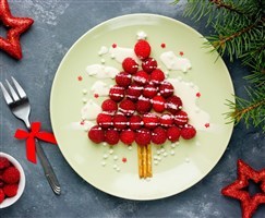 أفكار لتزيين الأطباق بوحي من شجرة الميلاد - أنوثة