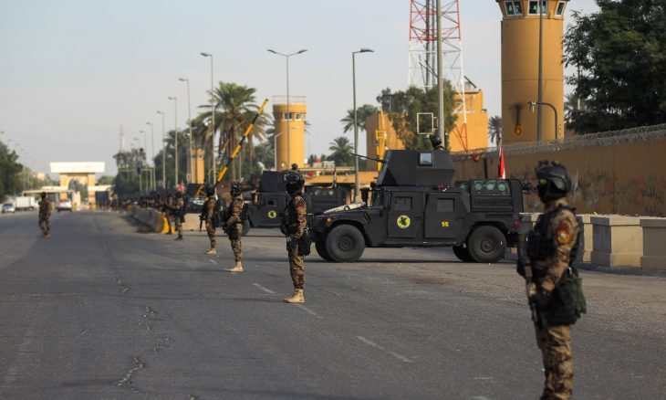 الجيش العراقي: سقوط ثلاثة صواريخ على المنطقة الخضراء ببغداد دون خسائر تذكر