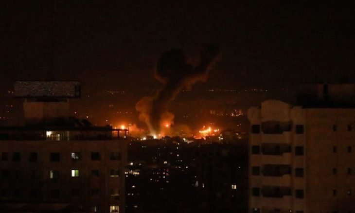 إطلاق صواريخ من غزة على إسرائيل ردّاً على غارات استهدفت مواقع لحماس