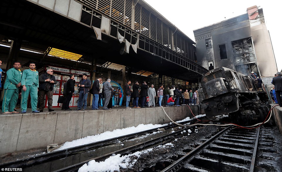 The train had been arriving from Alexandria, Egypt's second-busiest city, on Wednesday morning when the crash happened