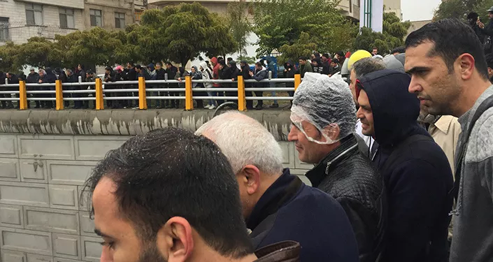 احتجاجات على رفع أسعار الوقود في  طهران، إيران 16 نوفمبر 2019