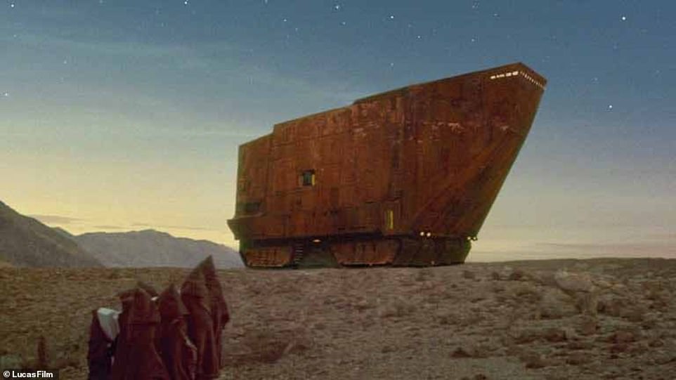 The hotel bears a striking resemblance to the Sandcrawler tank that features in the Star Wars movies. The desert scenes for the first Star Wars movie were filmed in Tunisia