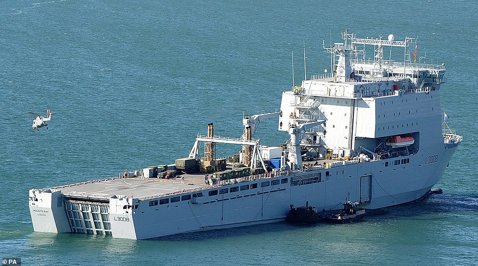 The RFA Mounts Bay has been deployed to work alongside the Royal Bahamas Defence Force to deliver aid to communities hit by Hurricane Dorian in the Bahamas