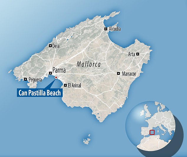 The wreck was found off of the coast of Mallorca's Can Pastilla Beach in July after local resident Felix Alarcón and his wife spotted pottery shards on the seabed