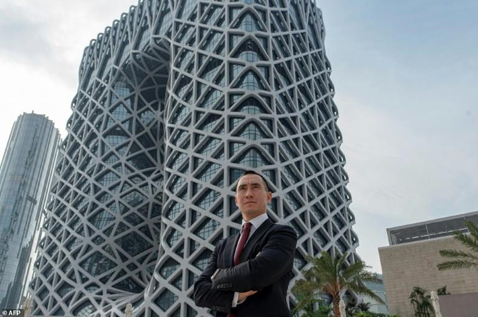 Melco's chairman Lawrence Ho told AFP he had 'wanted to find the most iconic architect that can do something just insane' before the project started in 2013