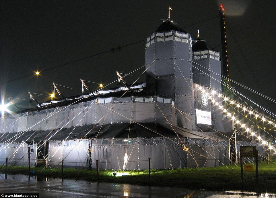 This German behemoth of a tent was used for a scout meeting in Dusseldorf  - and took one week to erect