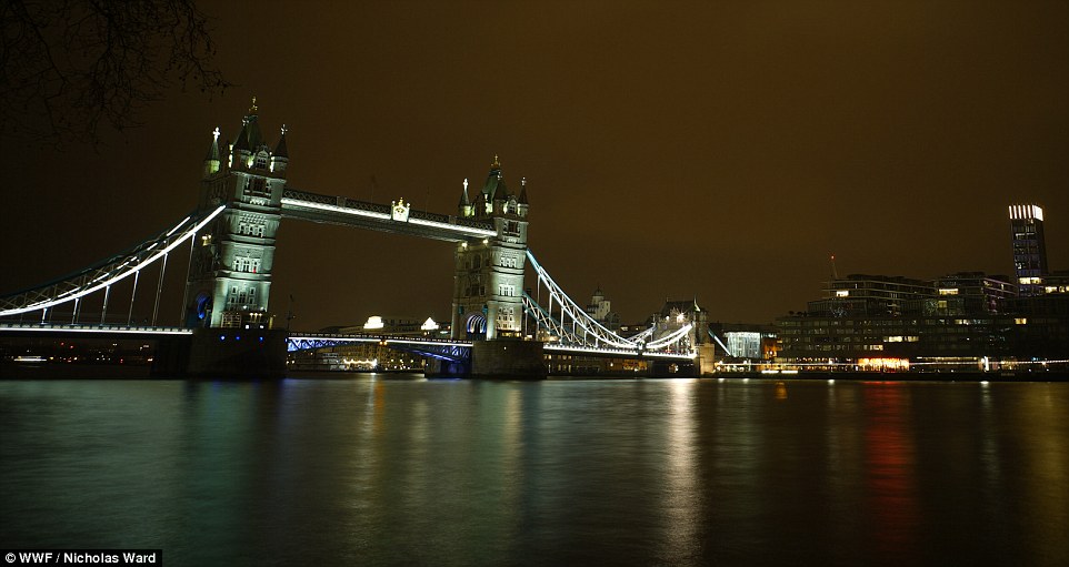 London Bridge: Lights on
