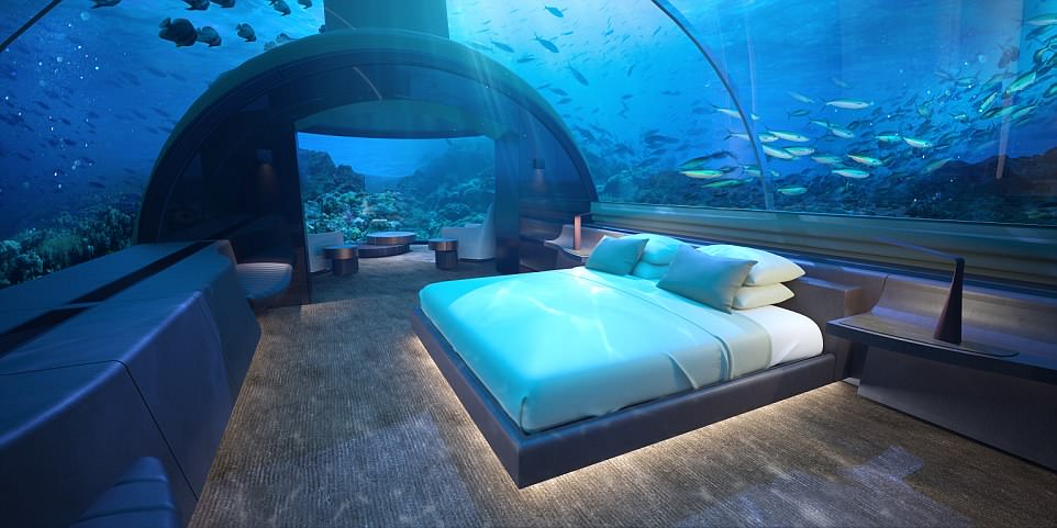 Guests at the Conrad Maldives Rangali Island will soon have the chance to sleep with the fishes - but there's nothing at all sinister about it. That's because the swanky resort is opening what is believed to be the world's first-ever undersea villa