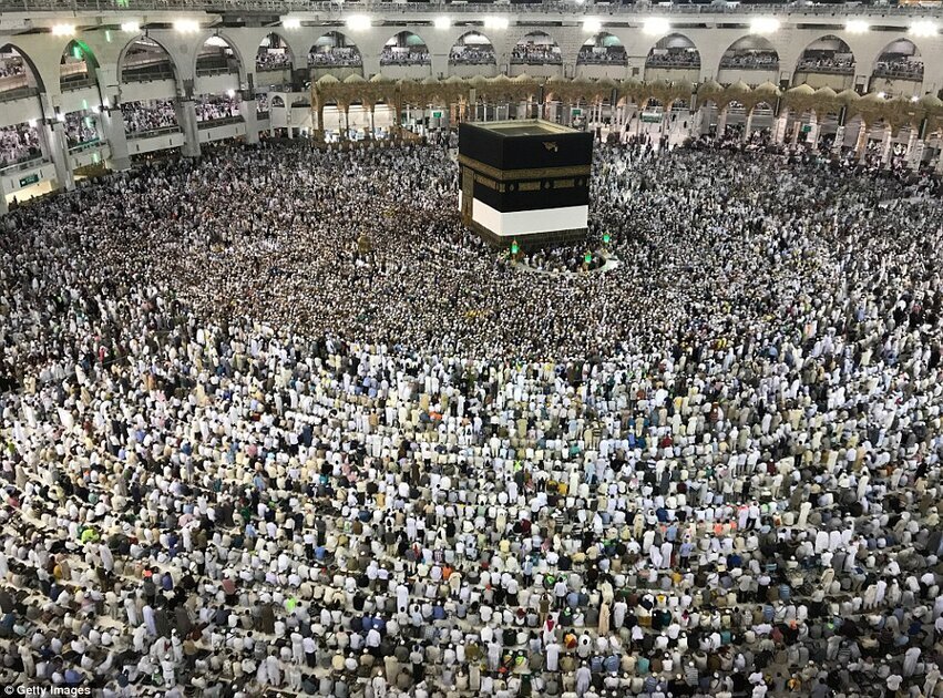 Muslims circle the cube-shaped Kaaba and take part in a series of rituals intended to bring about greater humility and unity among them