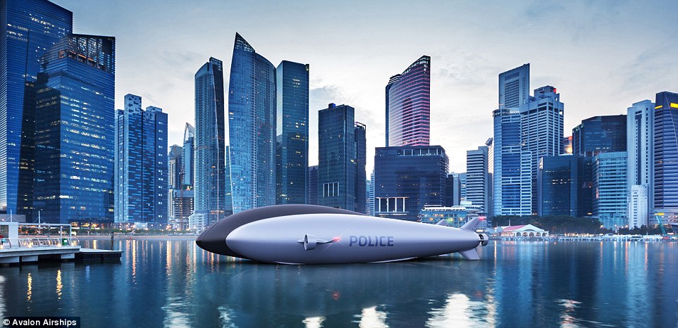 The Eon would be powered by fully electric motors and stay afloat using helium, making it almost silent while it cruises through the air, boasting a range of 300 miles (480km). It would land in and take off from water