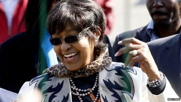 ويني ماديكيزَلا-مانديلا في بريتوريا في عام 2013