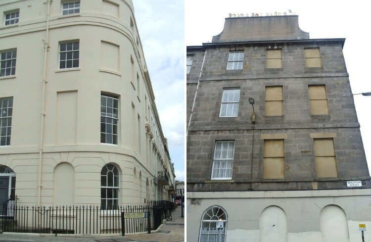 نوافذ المباني التاريخية البريطانية