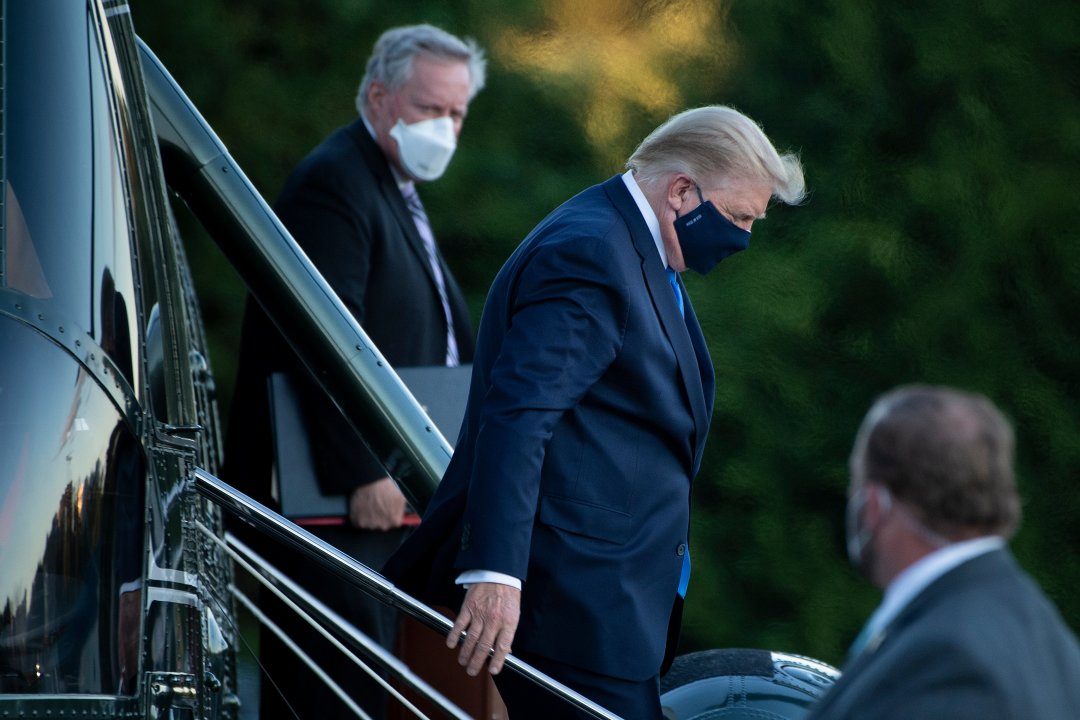 ترامب ينتقل إلى مستشفى عسكري للعلاج من كورونا