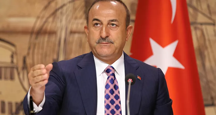 وزير الخارجية التركي، مولود جاويش أوغلو، اسطنبول، تركيا 15 يونيو 2020