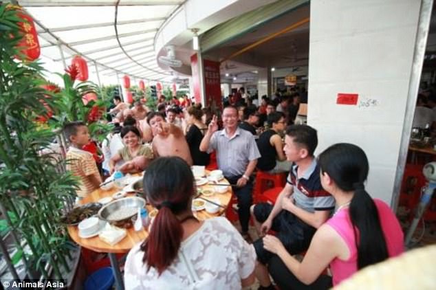 The restaurant was filled with eager diners on June 21 last year as Yulin celebrated the event