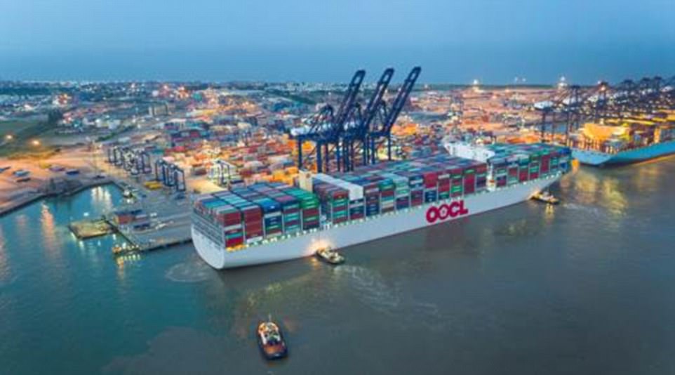 Keeping our homes stocked with 'stuff': 'Our relationship with OOCL goes back 40 years and we are delighted to welcome them back to the Port of Felixstowe as part of the Ocean Alliance', said Clemence Cheng CE0 of the Port of Felixstowe