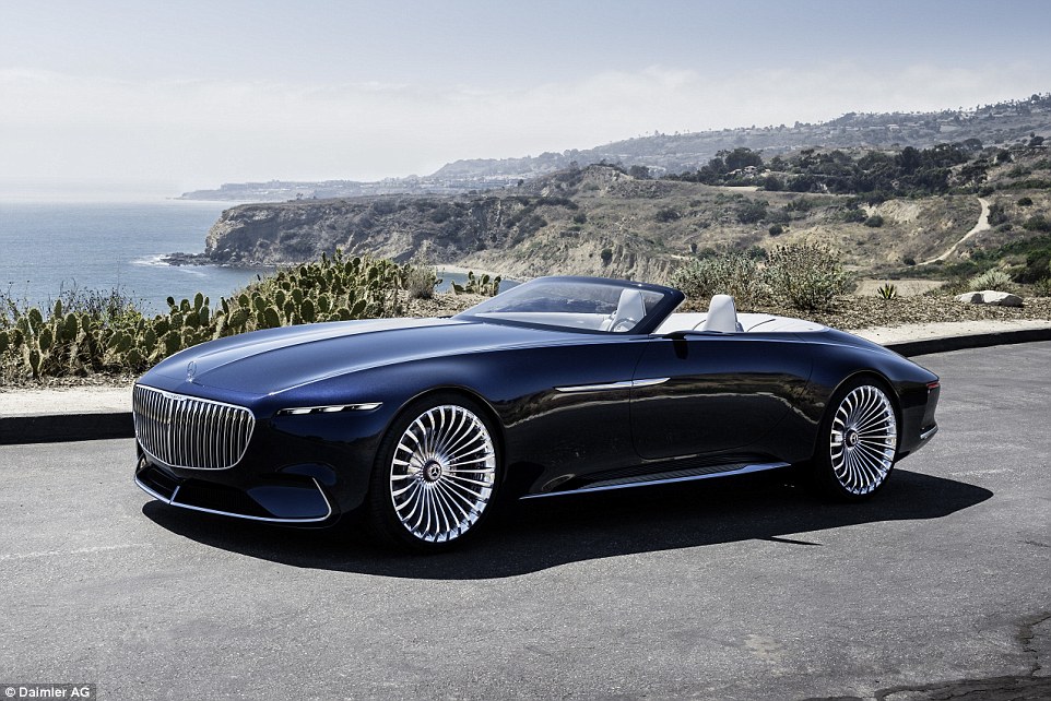 The concept car is a blend of superyacht and luxury car with a high-performance pure-electric powertrain driving it