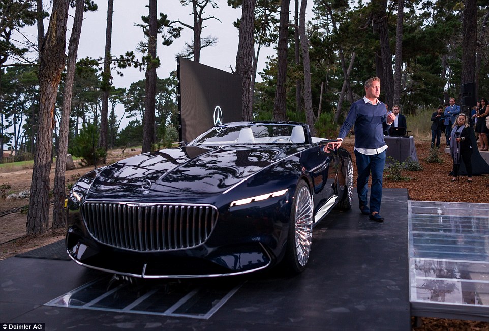 Chief design officer Gordon Wagener (pictured) unveiled the stunning vehicle in California at the weekend