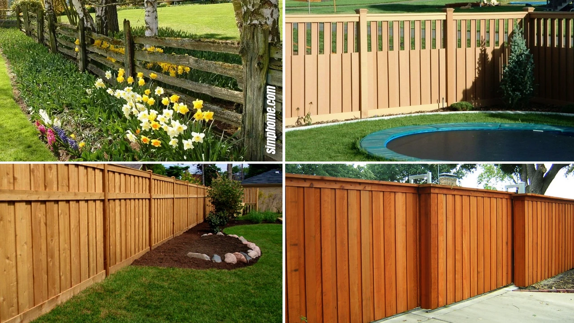 30+ Tricks How to Upgrade Wood Fence for any Backyard - Simphome