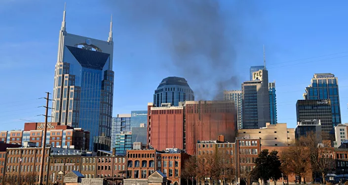 انفجار وسط مدينة ناشفيل، الولايات المتحدة الأمريكية 25 ديسمبر 2020