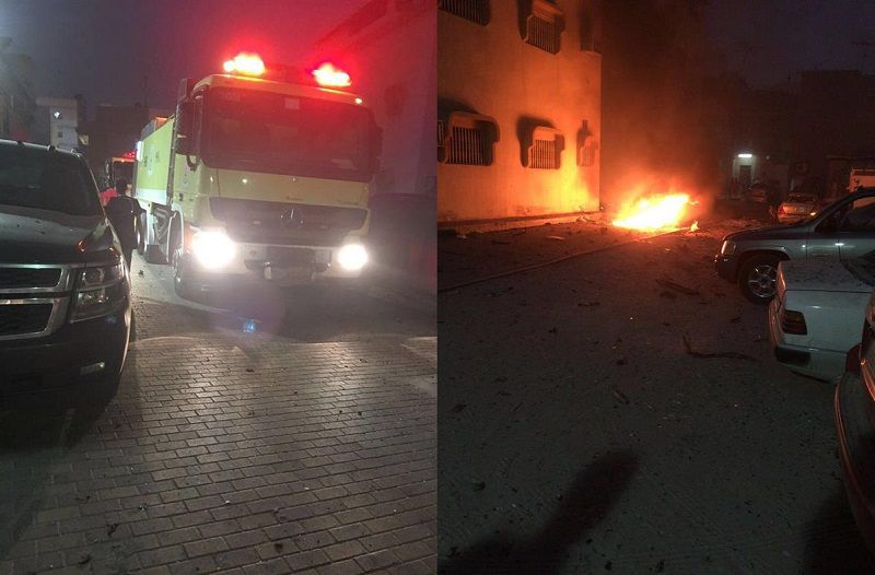 تفجيرات القطيف بالقرب من مسجد العمران