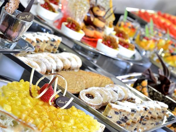 Arabic buffet breakfast