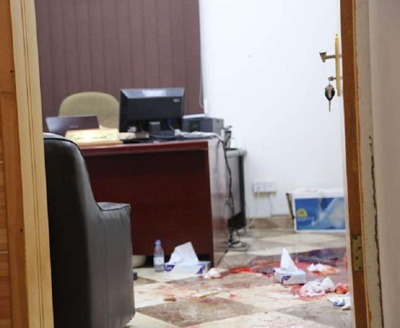 معلم يقتل سبعة اشخاص في مكتب تعليم الداير