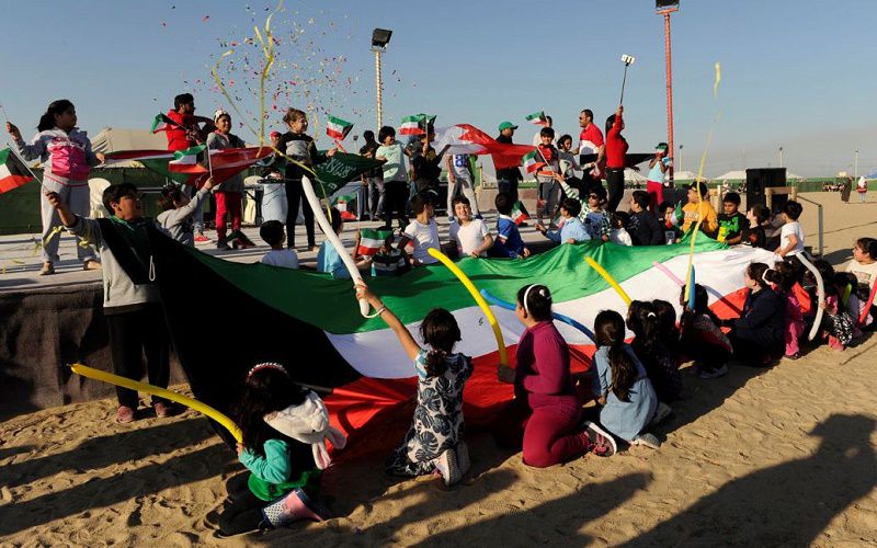 مخيمات البر تشارك باحتفالات العيد الوطني