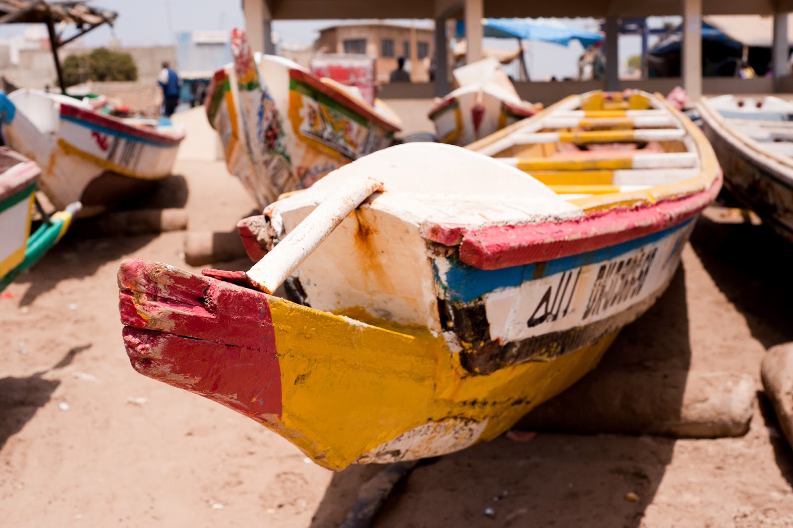 Fishing boats in Senegal
