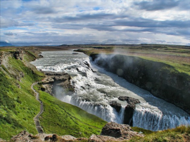 Gullfoss is one of the most popular tourist attractions