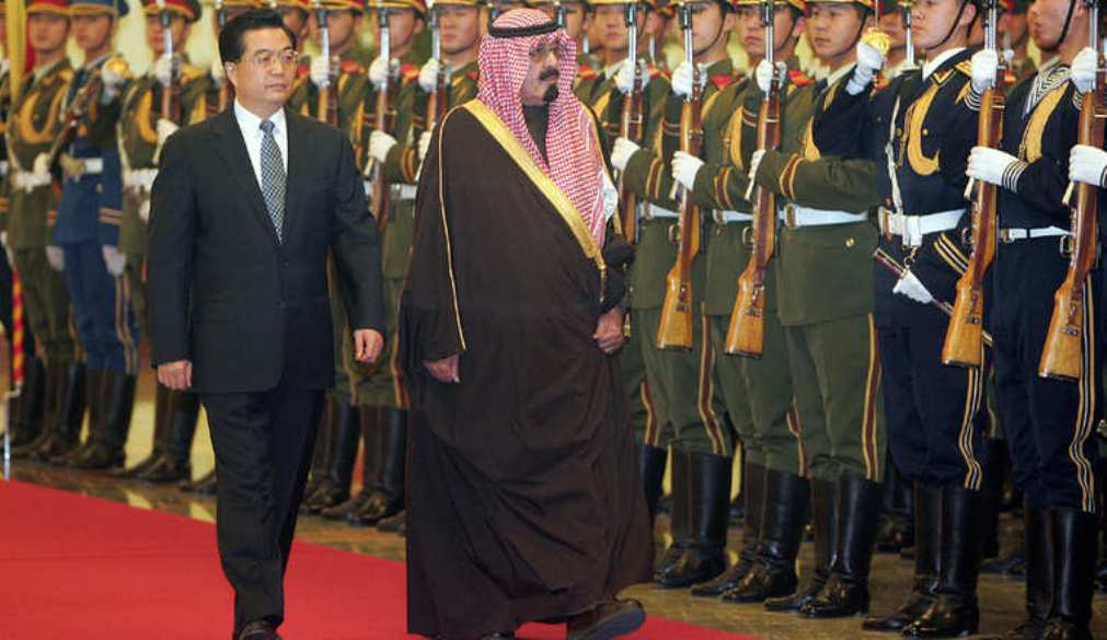الملك عبدالله في الصين