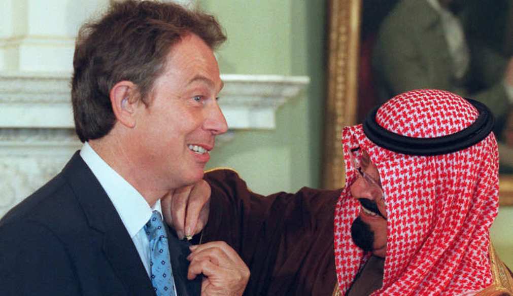king abdullah with tony pierre 1998