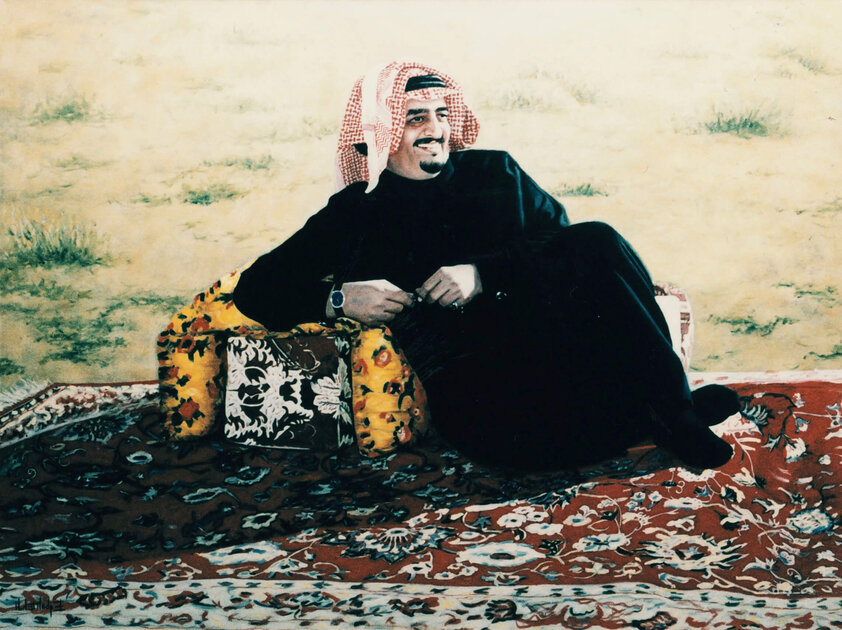 صورة ارشيفية قديمة للملك فهد