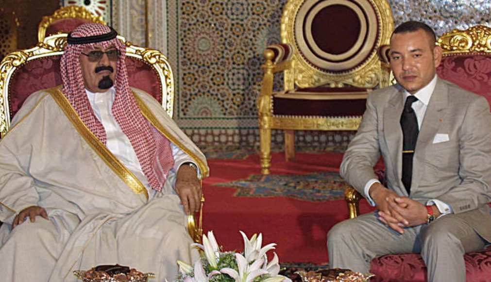 الملك عبدالله والملك محمد السادس