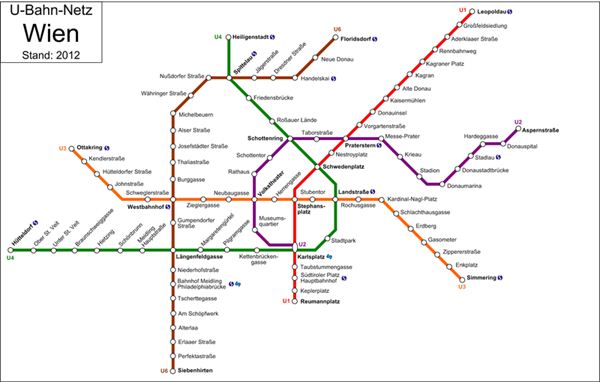 خريطة مترو فيينا