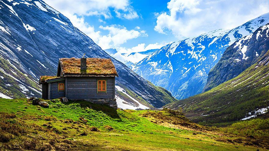 Old Village in Norway