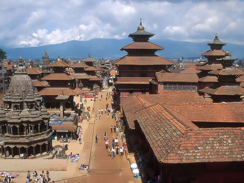 overview of Kathmandu, Nepal
