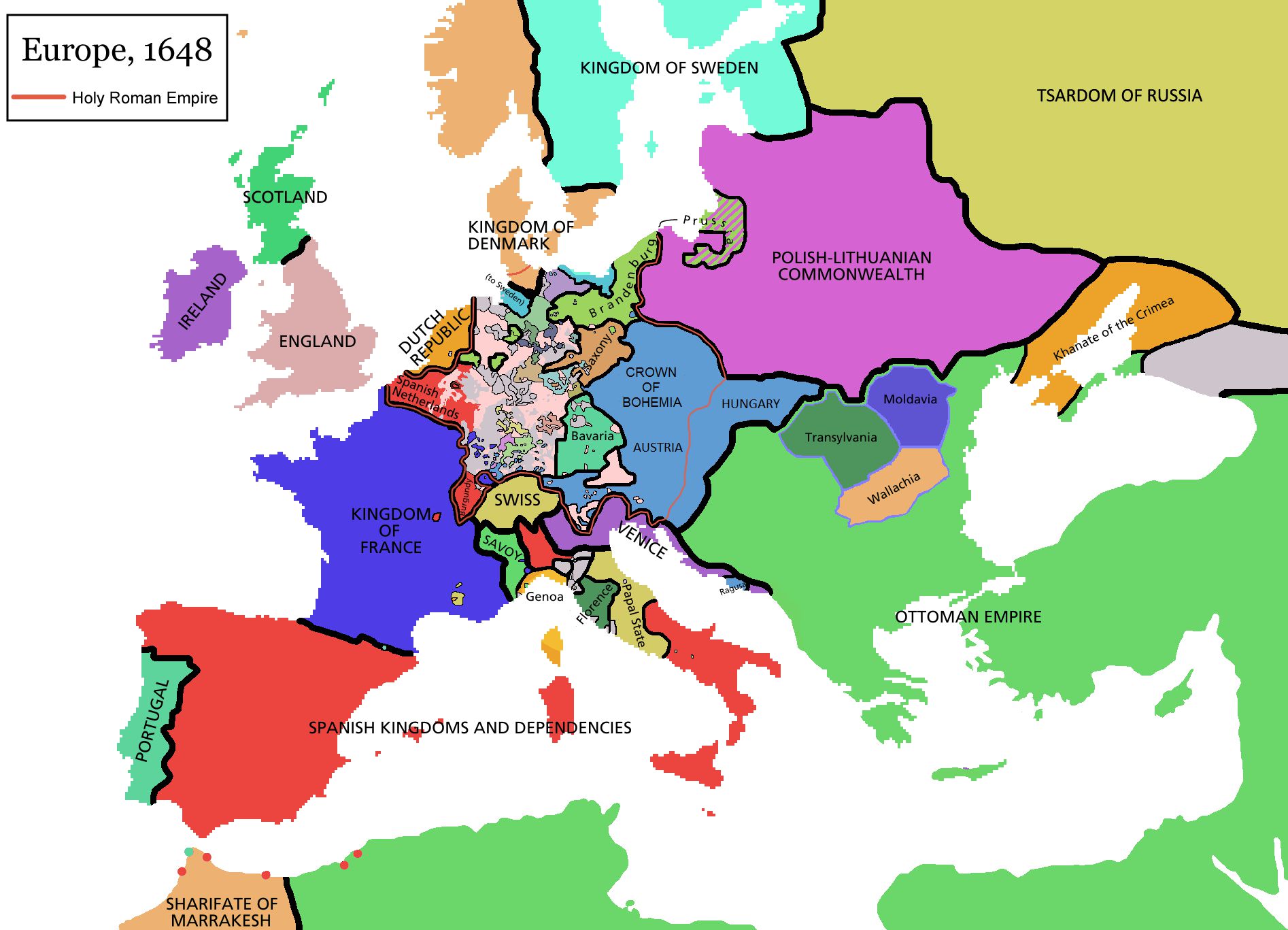 Westphalia map