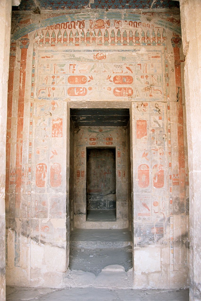 sanctuary inside Temple of Hatshepsut