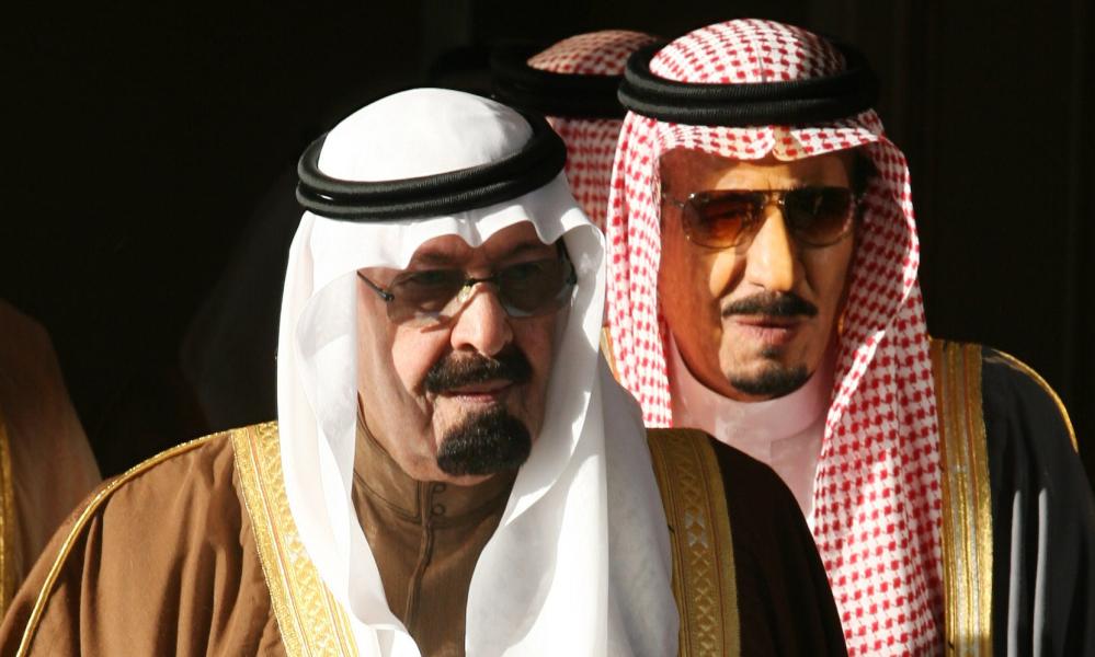 الملك عبد الله والامير سلمان
