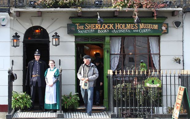 مدخل متحف شرلوك هولمز