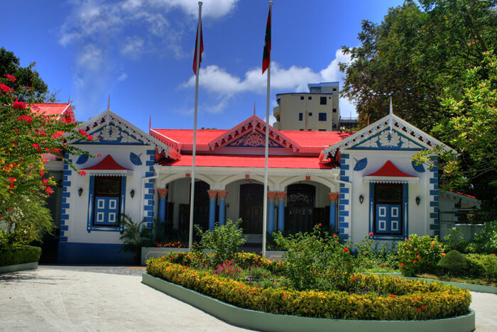 the Presidential Palace of Malé