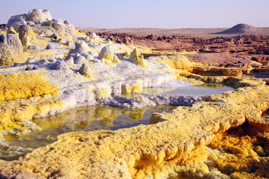 The town of Dallol