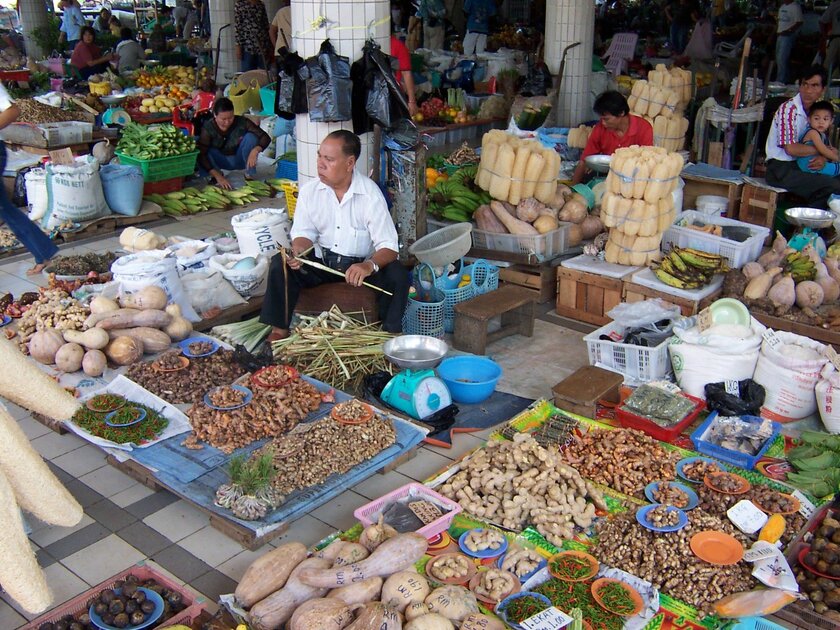 الخضروات فى السوق الماليزي