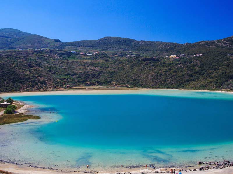 Pantelleria in the Lake Specchio