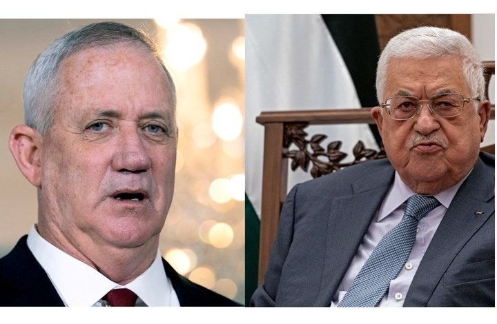 إعلام عبري يكشف تداعيات لقاء عباس-غانتس على حكومة بينيت