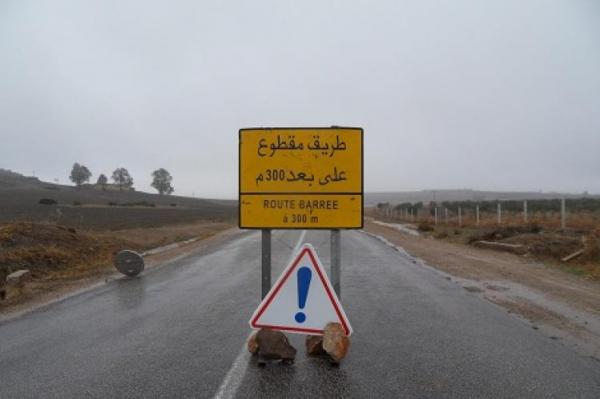 انقطاعات في حركة السير على بعض مقاطع الطريق الوطنية الرابطة بين مراكش وورزازات بفعل الأشغال